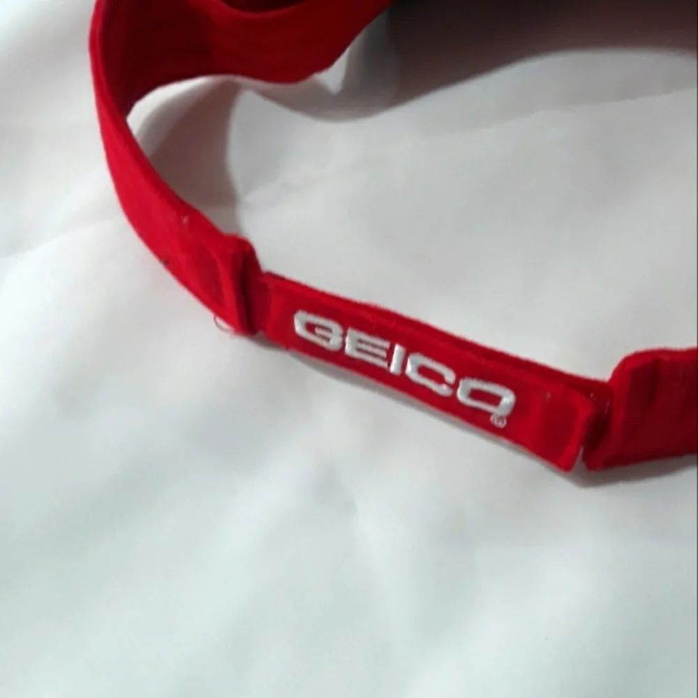 Vintage  Red DC Visor Cap New Unisex Size One Hat